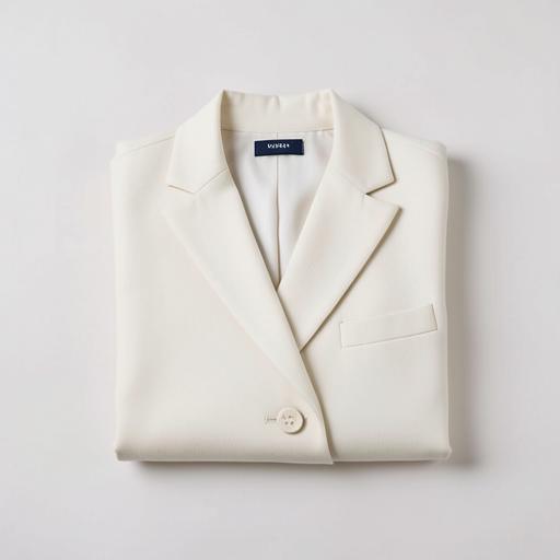 Blazer de alfaiataria off-white